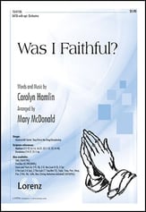 Was I Faithful? SATB choral sheet music cover